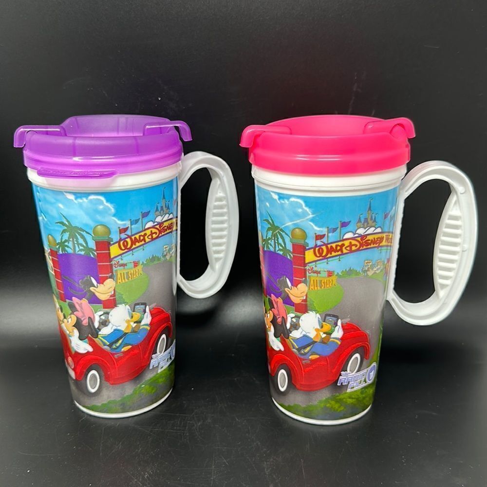 Walt Disney World Disney Parks Whirley Drink Works Travel Mug Plastic Cup - Picture 1 of 4